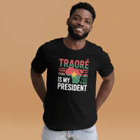 Image 3 of Ibrahim Traore is my president Burkina Faso Traoré Unisex t-shirt