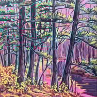 Poetry of Pines Original Painting