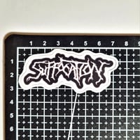 Image 2 of Suffocation Black Band Logo Matte Vinyl Sticker
