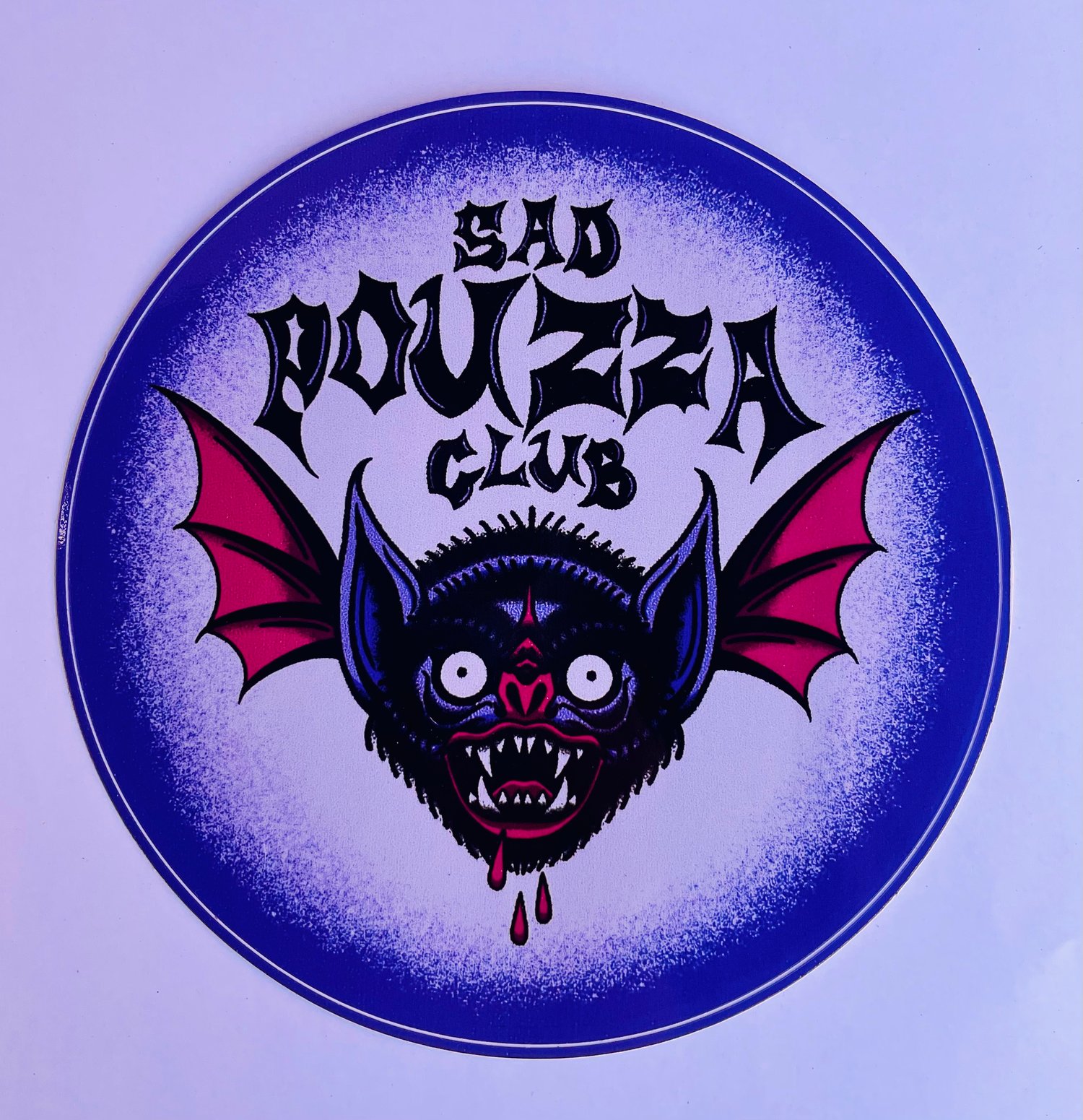 Image de Collant " Sad Pouzza Club " Sticker-4''