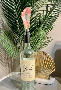 Image 1 of Beachy Oyster Shell Wine Stopper