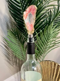 Image 2 of Beachy Oyster Shell Wine Stopper