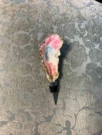 Image 3 of Beachy Oyster Shell Wine Stopper