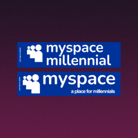 Image 1 of MySpace Millennial Bumper Sticker