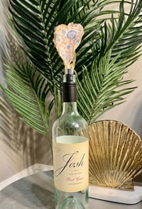 Image 1 of Coral & Shells Oyster Wine Stopper
