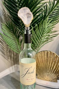 Image 1 of Oyster Shell Wine Stopper (natural) 