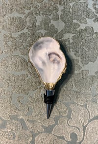 Image 3 of Oyster Shell Wine Stopper (natural) 