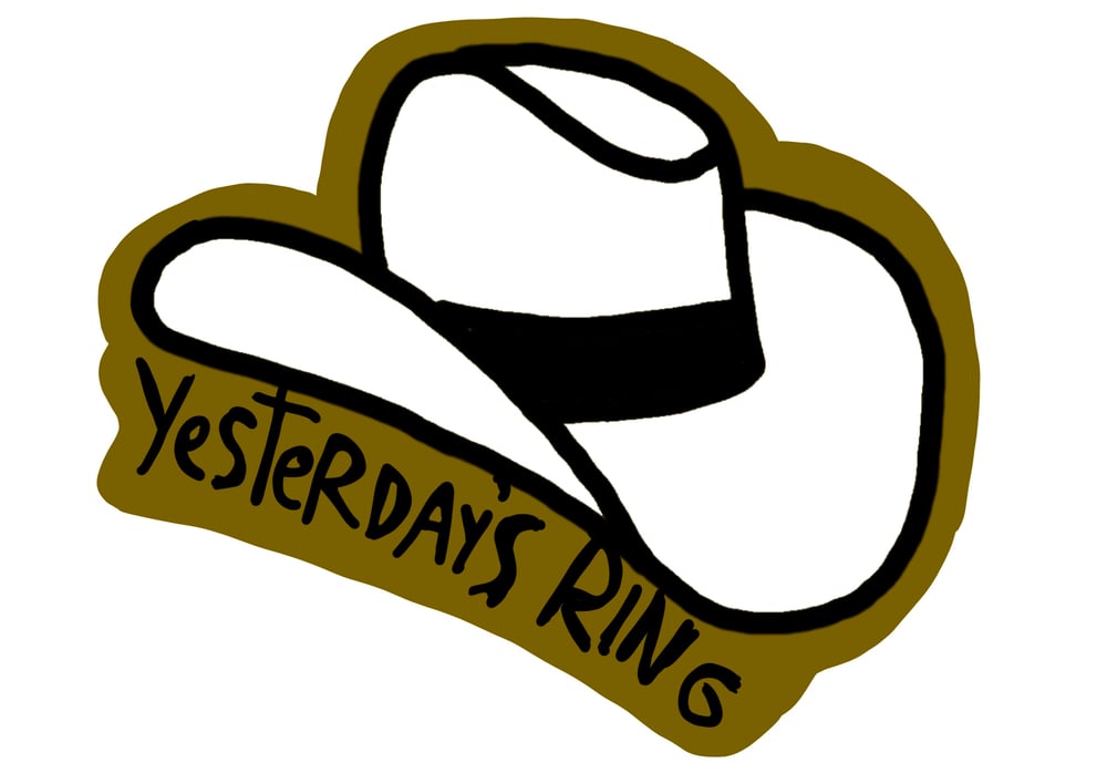 Image de Collant " Yesterday's Ring - Chapeau " Sticker ( 3,5'' )