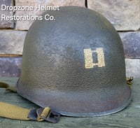 Image 6 of WWII 2nd Ranger Battalion, Captain. M-1 Type Helmet. 