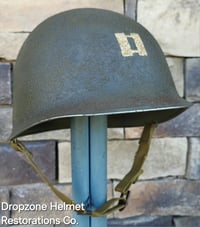 Image 5 of WWII 2nd Ranger Battalion, Captain. M-1 Type Helmet. 