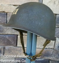 Image 7 of WWII 2nd Ranger Battalion, Captain. M-1 Type Helmet. 