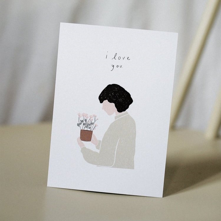 Image of Carte Postale I love you