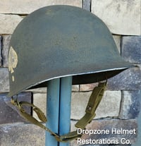 Image 3 of 101st M2 Dbale Airborne Helmet 506th PIR Paratrooper NCO. M2 style Helmet. 