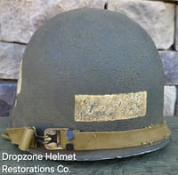 Image 6 of 101st M2 Dbale Airborne Helmet 506th PIR Paratrooper NCO. M2 style Helmet. 