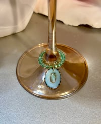 Image 2 of Seafoam Green Wine Charms