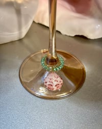 Image 4 of Seafoam Green Wine Charms