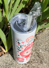 Image 3 of Gobelet isotherme Labubu 600ml avec paille
