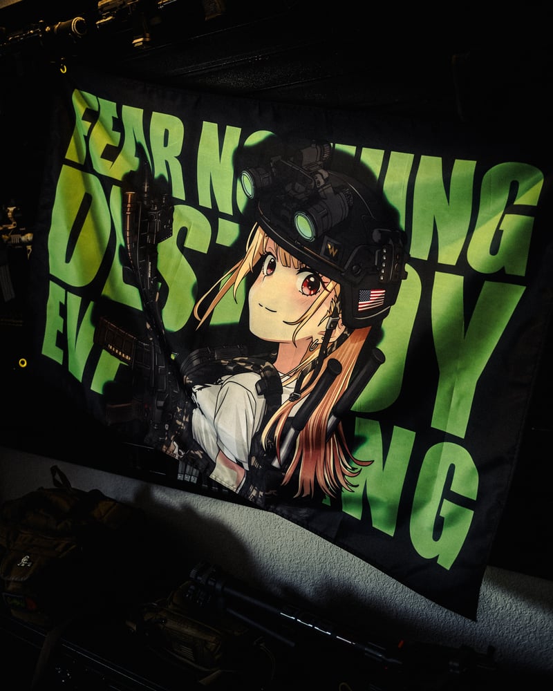 Image of Fear Nothing, Destroy Everything Flag