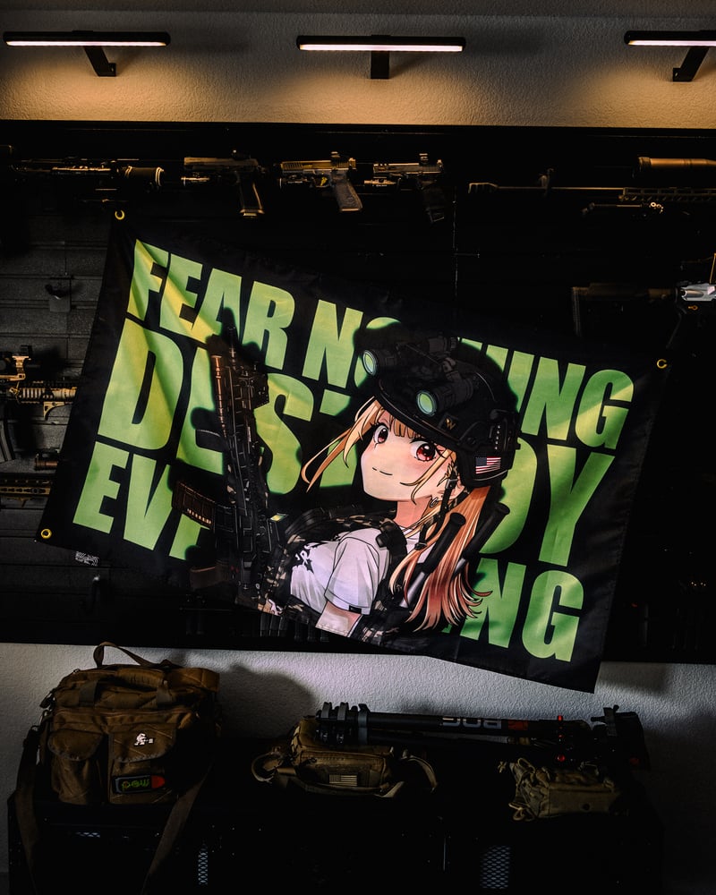 Image of Fear Nothing, Destroy Everything Flag