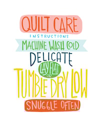 Image 2 of Quilt Care - Art Print