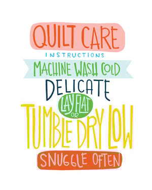 Image of Quilt Care - Art Print
