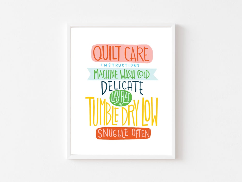 Image of Quilt Care - Art Print