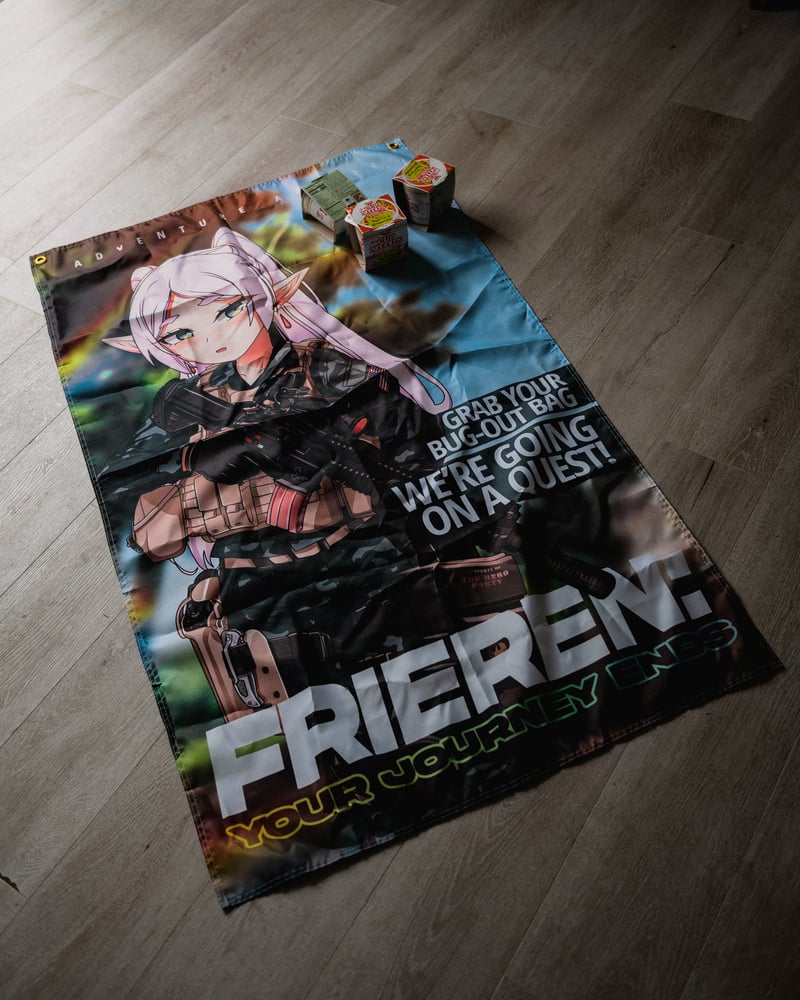 Image of Your Journey Ends Flag