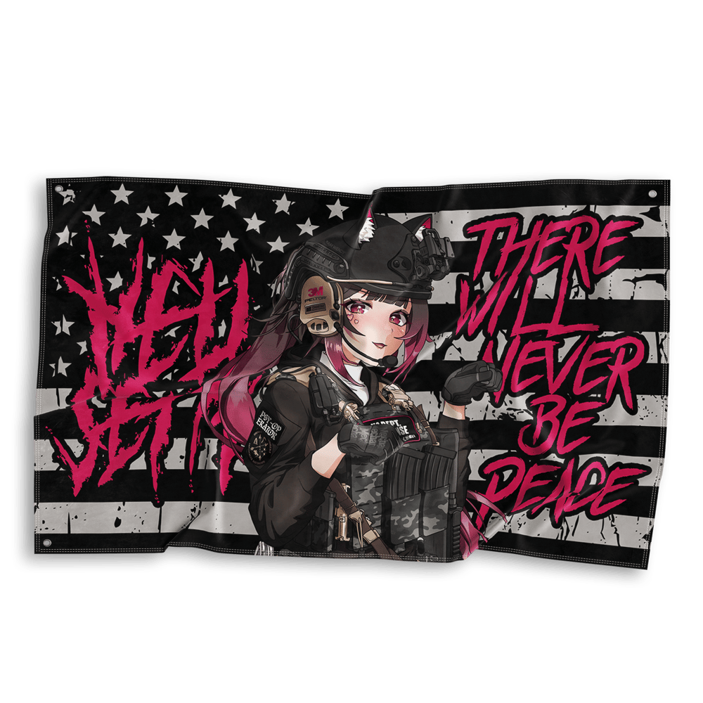 Image of There Will Never Be Peace Flag