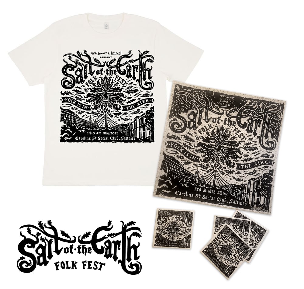 Salt of the Earth Shirt, Print & Coaster Bundle PRE-ORDER