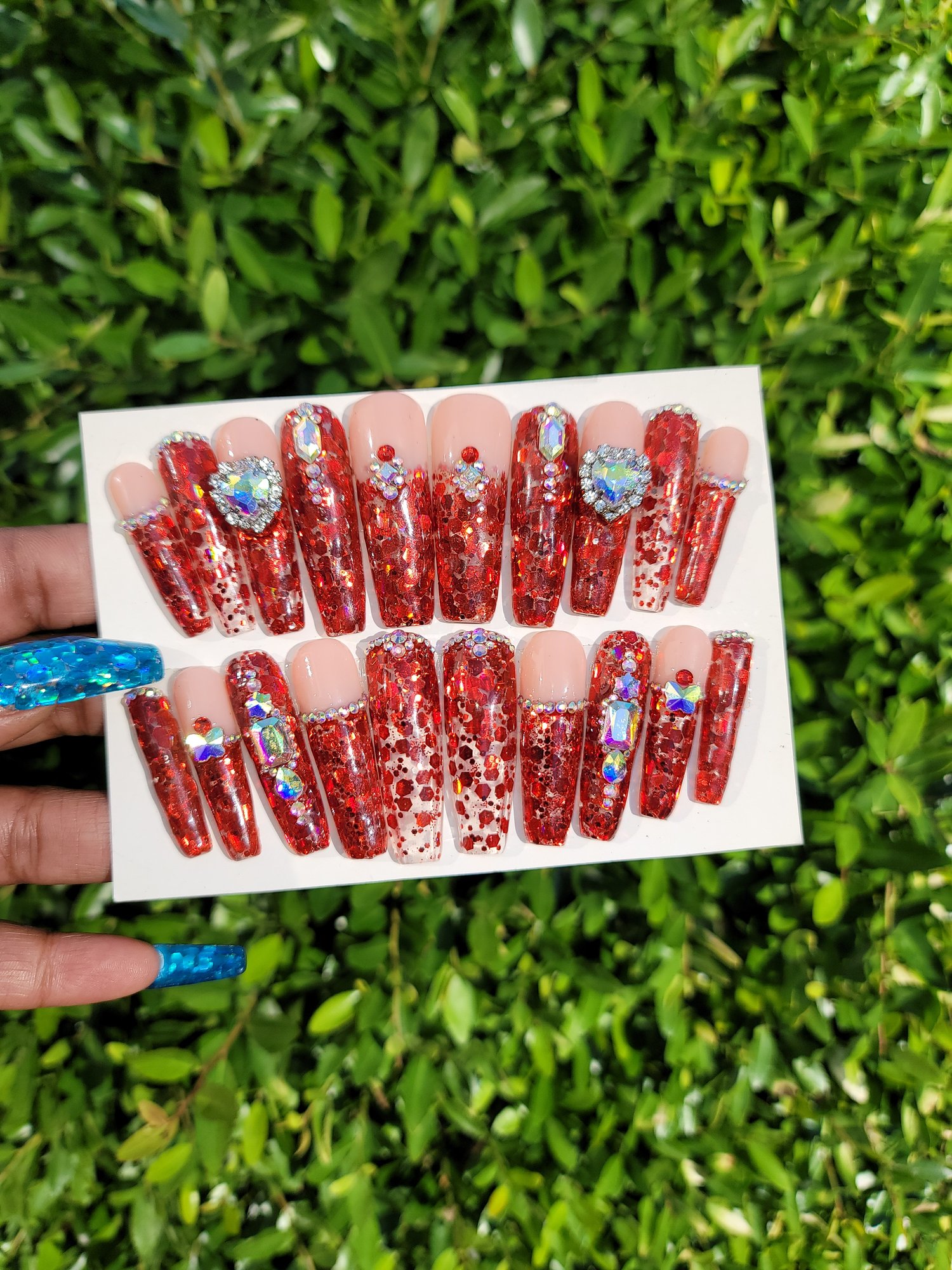 Image of Lady in red