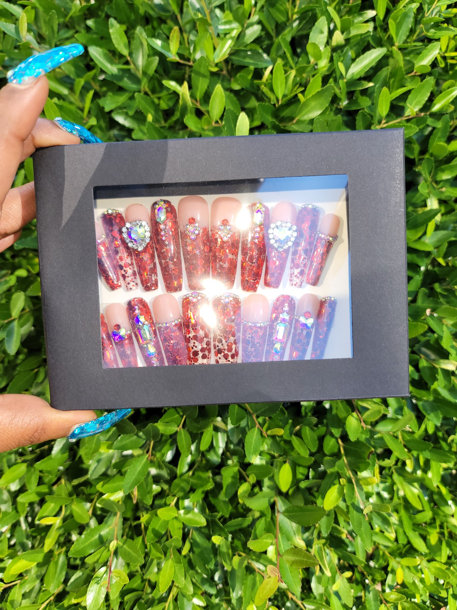 Image of Lady in red