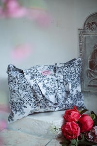 Image 1 of Tote bag [Toile de jouy noir]