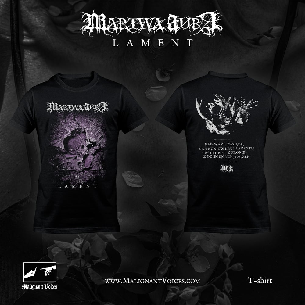 Image of MARTWA AURA - Lament (T-SHIRT), PRE-ORDER 19.05.2025
