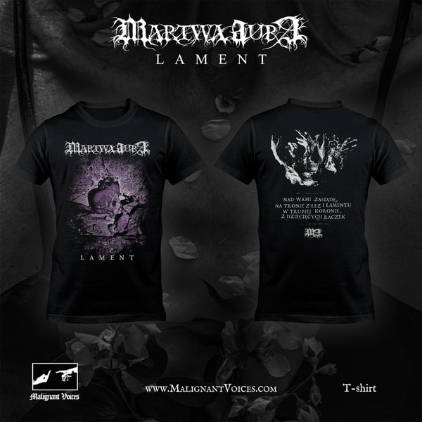 Image of MARTWA AURA - Lament (T-SHIRT), PRE-ORDER 19.05.2025