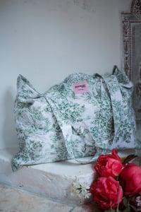Image 2 of Tote bag [Toile de jouy vert]