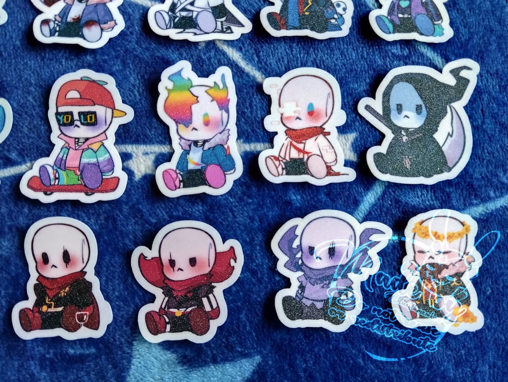 Image of Undertale AUs - Sitting doll sans sticker series