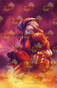 Image 2 of COMICS CURING CANCER ART BOOK #2 (2025) COVER D - AUSTIN LEMME VIRGIN METAL EDITION - LTD TO 10