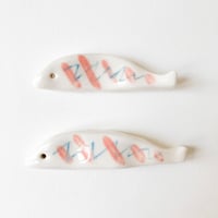 Image 1 of Les 2 porte-couteaux poissons - DELPHINE et SOLANGE