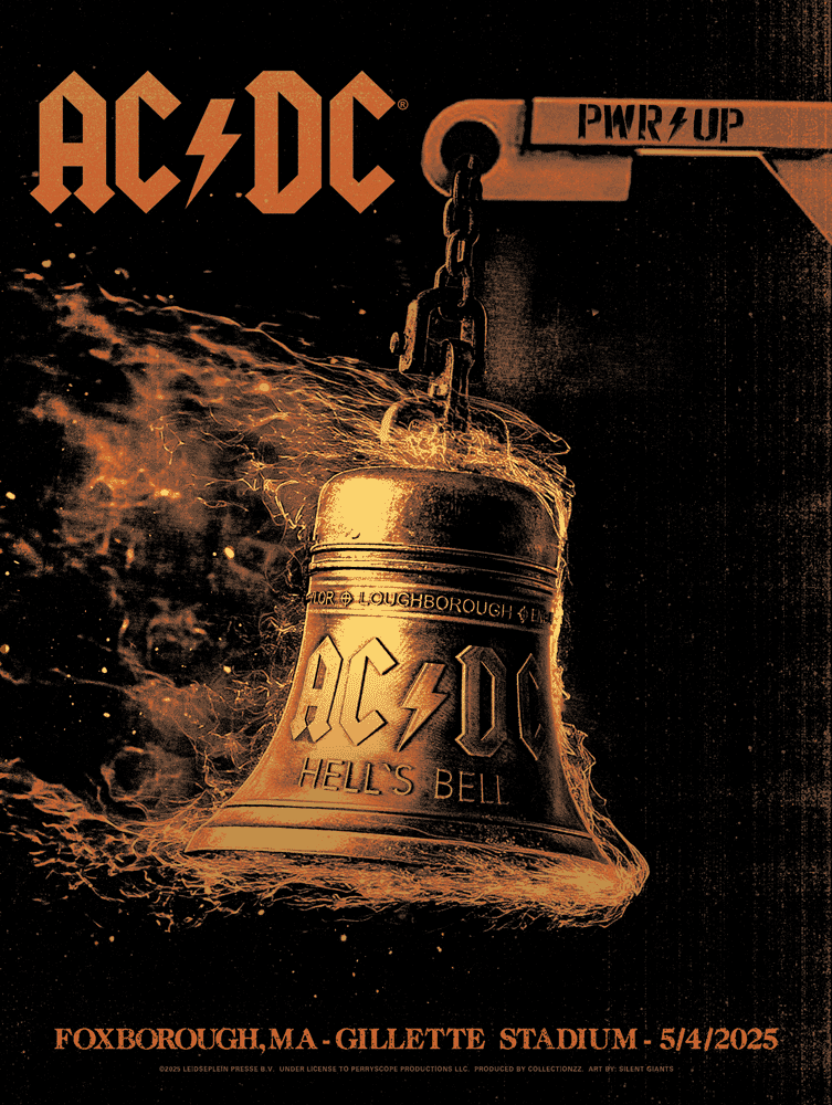AC/DC - Foxborough -2025 - Gold Foil Edition