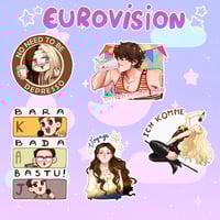 Eurovision 2025 stickers