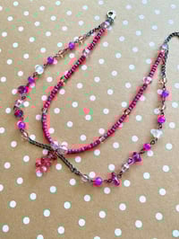 Image 1 of Hot Pink Gummy Bear Necklace