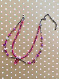 Image 2 of Hot Pink Gummy Bear Necklace