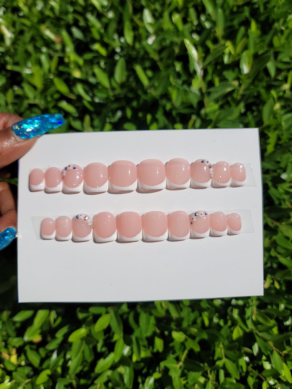 Image of Short French tips