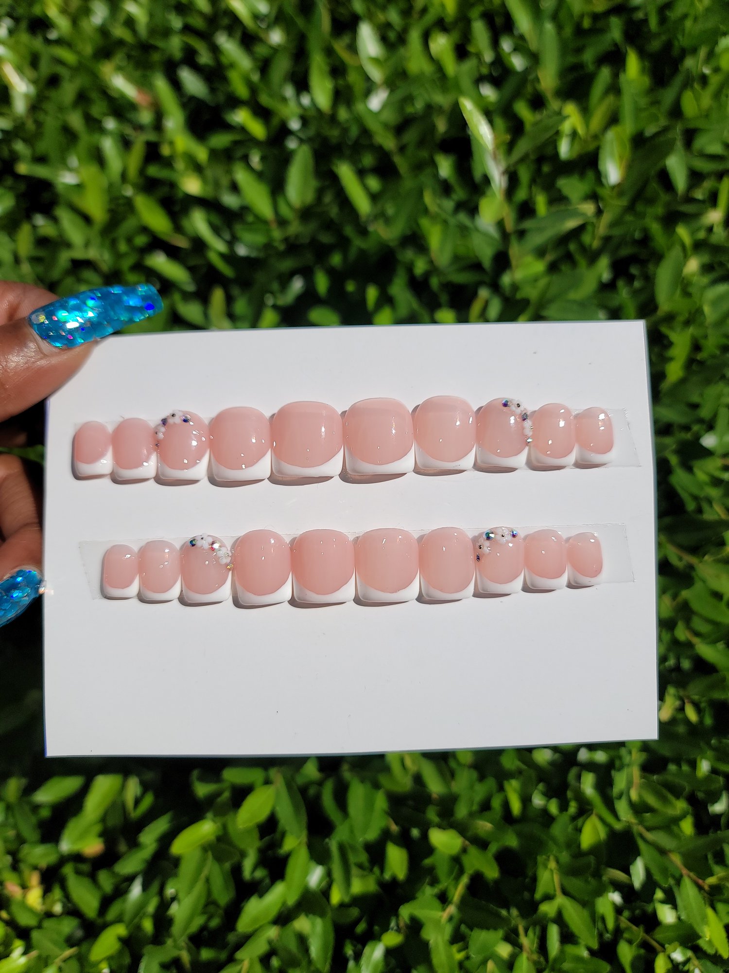 Image of Short French tips