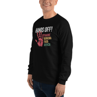 Image 4 of Hands off Traore Burkina Faso Africa Ibrahim Traoré Men’s Long Sleeve Shirt