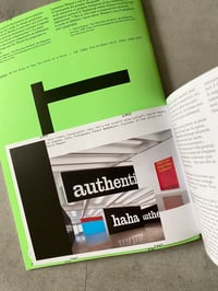 Image 4 of Revue Faire Magazine #49 Lawrence Weiner