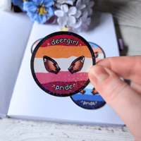 Image 2 of Deer Pride Sticker