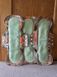 Image 1 of Linen Heavy Absorbency Pads- Set of 3 in Early Harvest 