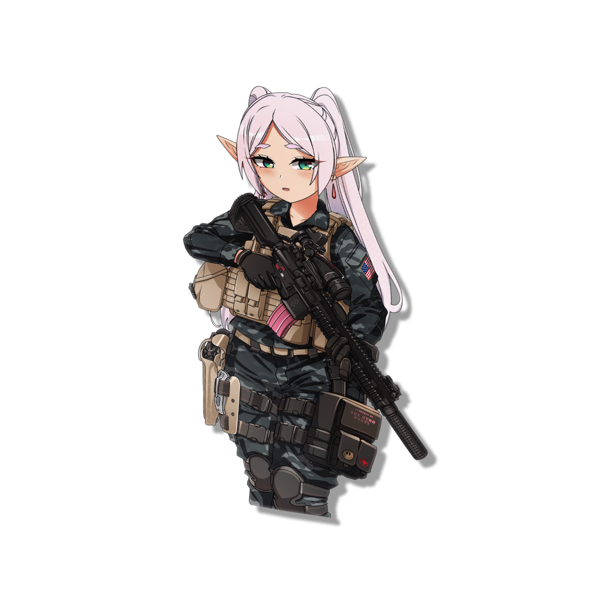 Image of Tactical Frieren Sticker