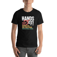 Image 3 of Hands off Traore Goita Burkina Faso Mali West African Africa Unisex t-shirt